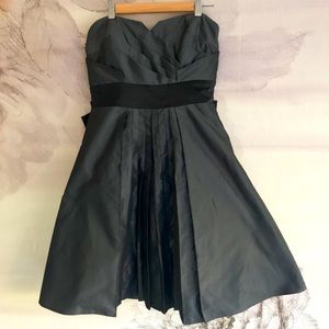 Karen Millen strapless party dress with bow